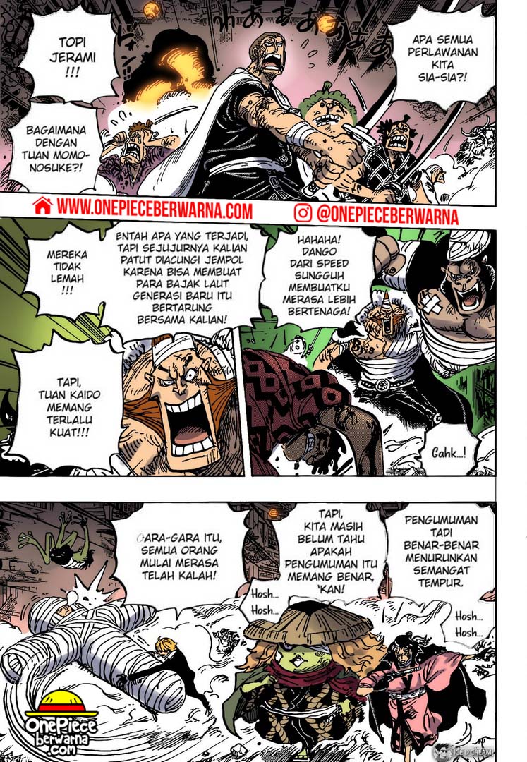 One Piece Berwarna Chapter 1015 One Piece Berwarna